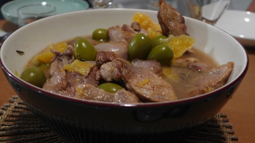 Duck with olives