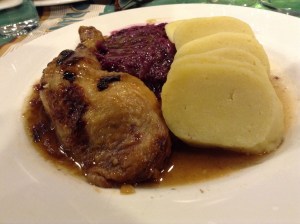 Chicken and braised cabbage