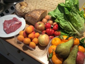 My shopping from the market